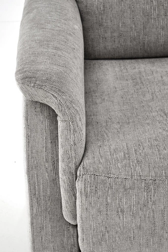 Relaxační křeslo Tiala s podnožkou šedé do obýváku elektricky polohovatelné USB Intesi