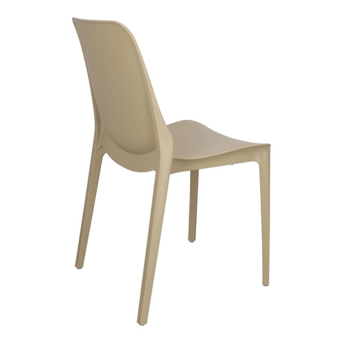 Zahradní židle Ginevra SCAB Design šedá moderní plastová stohovatelná na zahradu