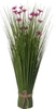 Umělá rostlina pažitka fialová Intesi moderní do obýváku a kuchyně 52 cm