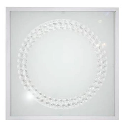 Stropní svítidlo Lux 29x29 16W LED 4000K bílá velký prstenec