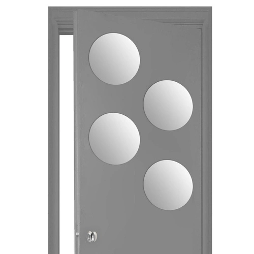 Sada 4 samolepicích kulatých zrcadel 30 cm 5five simply smart do předsíně