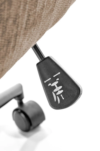 Ergonomická kancelářská židle Resof béžová otočná s nastavitelnou výškou na práci Intesi