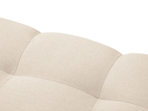 Relaxační křeslo Justin béžové glamour do obýváku s područkami sametové DKwadrat