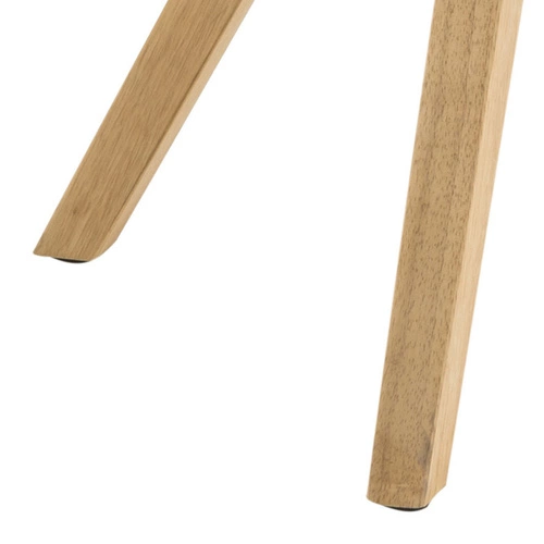 Čalouněná židle Dima Actona šedá skandinávská do jídelny a obývacího pokoje na dřevěných nohách