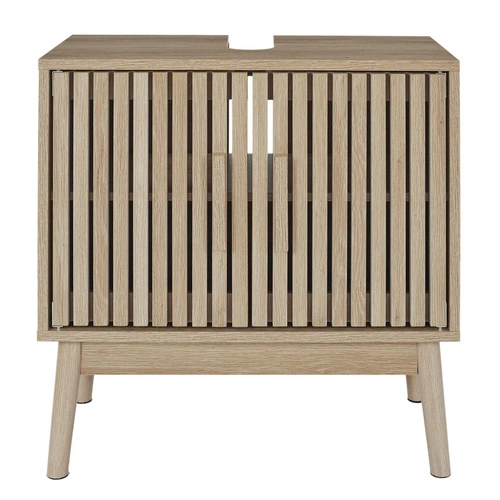 Koupelnová skříňka pod umyvadlo Klaus 60 cm dřevěná přírodní moderní Intesi