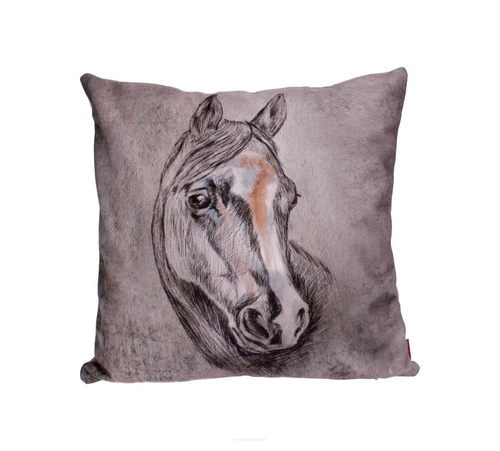 Sametový dekorační polštář LORD 40x40 antialergenní šedý do obýváku a ložnice