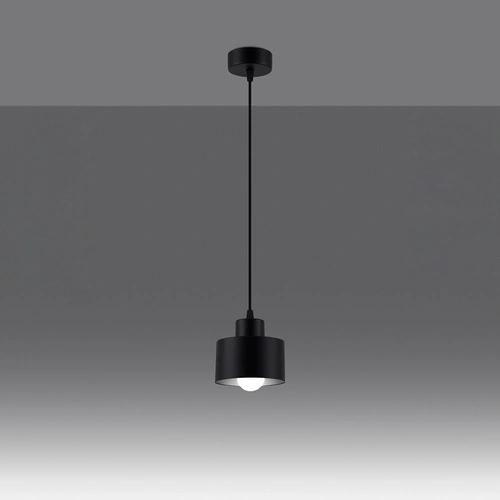 Závěsné svítidlo SAVAR 1 černé moderní nastavitelné kovové do obýváku a kuchyně