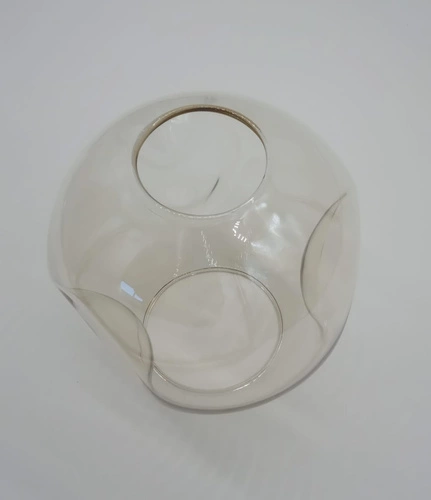 Závěsné svítidlo MODERN ORCHID 6 ramen skleněné jantarové do obýváku 130 cm