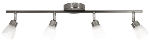 Moderní stropní svítidlo Drops CANDELLUX 4bodové nikl do obýváku a kuchyně nastavitelné