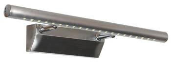 Nástěnné LED svítidlo Forte chrom moderní nastavitelný do ložnice obýváku nad zrcadlo 40,5 cm