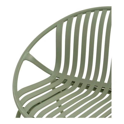 Zahradní nábytek set Saly House Nordic moderní zelený na terasu se stolkem