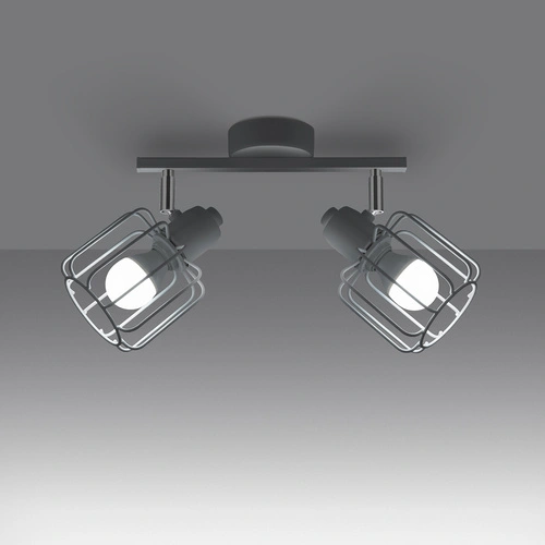 Stropní svítidlo BELUCI 2 bílé moderní kovové s nastavitelným stínidlem do obýváku SOLLUX