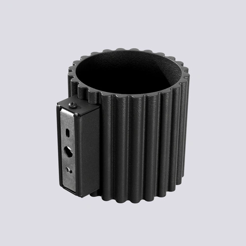 Nástěnné svítidlo AURA černé minimalistické hliníkové do obýváku a chodby