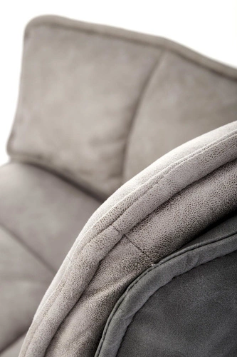 Otočná židle Rolan Intesi čalouněná šedá s područkami do kanceláře a obývacího pokoje