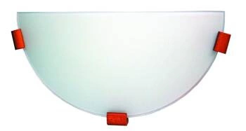 Stropní svítidlo Bianca bílá skleněná moderní do obýváku a ložnice 30 cm E27