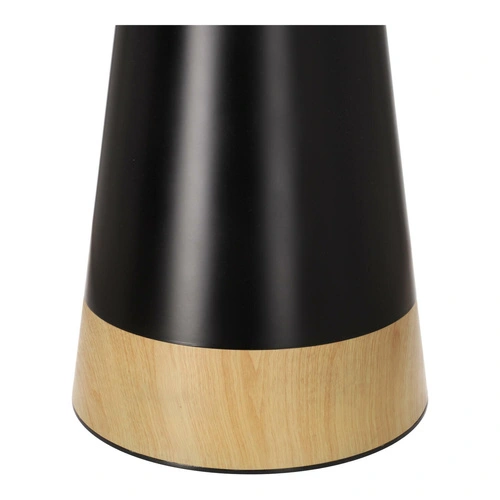 Kulatý jídelní stůl Soleilo Duo černý moderní 80 cm