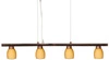 Měděná závěsná lampa Dakota 4x40W G9