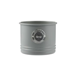 Kovový květináč na bylinky šedý Typhoon moderní obal do kuchyně 11 cm