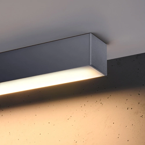 Stropní LED svítidlo Pinne 150 šedé moderní kovové do obýváku a kuchyně Thoro