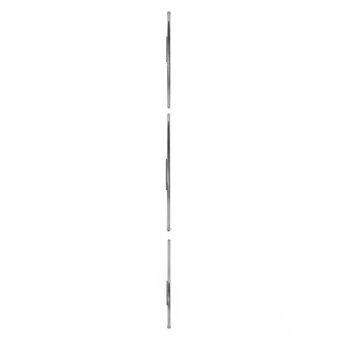 Sada 3 asymetrických zrcadel Hubba Pebble Umbra do předsíně v kovovém rámu