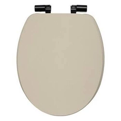 Onyx béžové WC sedátko s pomalým sklápěním z duroplastu do koupelny