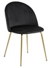 Židle Louise Black /Gold