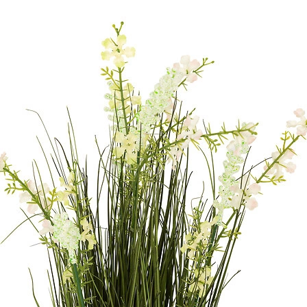 Umělá kytice bílých lučních květin Atmosphera do obýváku a ložnice 58 cm