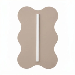 Nástěnné svítidlo KLOVER taupe moderní LED do obývacího pokoje 66 cm