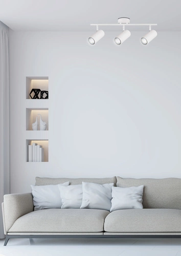 Stropní svítidlo Colly white 3x15W GU10 s bílým difuzorem
