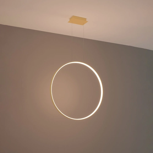 Závěsné svítidlo RIO 78 zlaté LED moderní nad jídelní stůl a do obýváku 78 cm