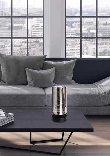 Stolní lampa Cox 1x60W E27 chrom