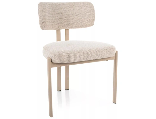 Jídelní čalouněná židle Montico Intesi v béžové kašmírové barvě do jídelny a obývacího pokoje