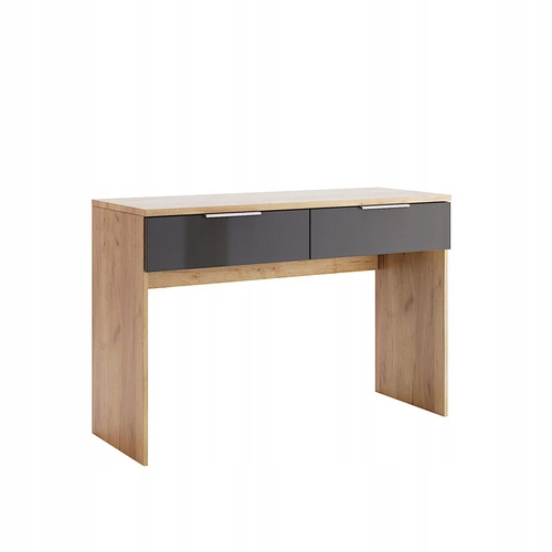 Moderní dřevěný toaletní stolek se zásuvkami Lana dub do ložnice 120 cm