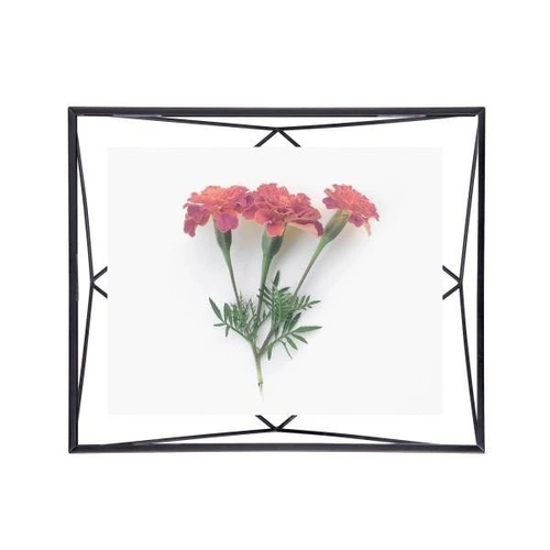 Černý kovový fotorámeček 20x25 Prisma Umbra moderní na postavení nebo zavěšení