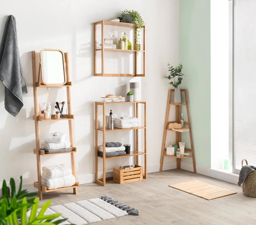 Koš/box 31x15 bambus přírodní