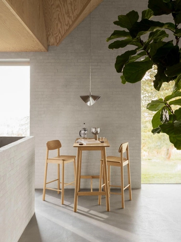 Barová židle Barlow přírodní dub