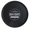 Kulatý protiskluzový podnos Intesi Bistrot retro na servírování nápojů a pochutin 35,5 cm