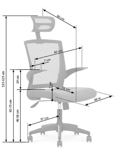 Ergonomická kancelářská židle Ravel Intesi černá šedá otočná s opěrkou hlavy