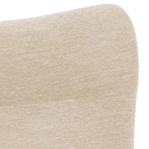 Otočná křeslo ušák s podnožkou Talgarth béžové do obýváku moderní čalouněné