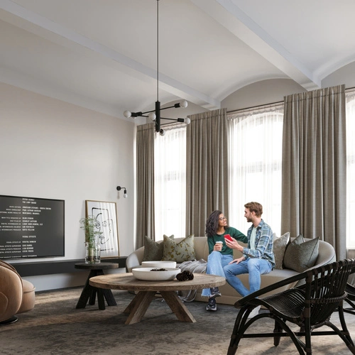 Moderní černý kovový lustr do obývacího pokoje 3ramenný DUOMO Sollux Lighting 75 cm