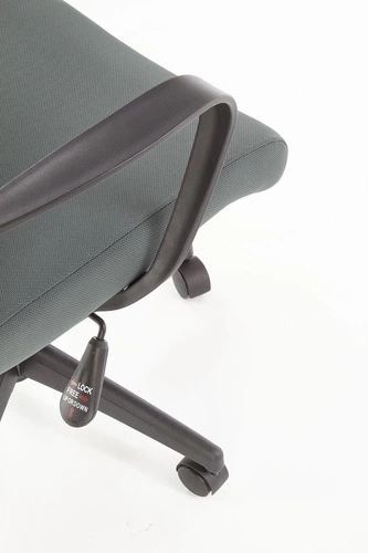 Ergonomická otočná kancelářská židle Nars šedá s opěrkou hlavy a nastavitelná