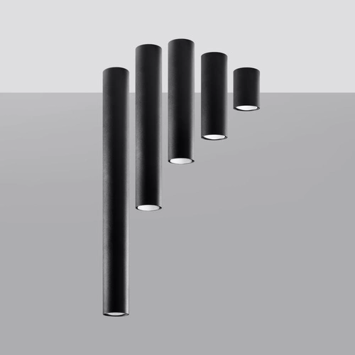 Stropní svítidlo černé Lagos 20 moderní kovové do obýváku kuchyně ložnice