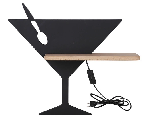 Nástěnná lampa Piccolo 4W LED 4000K iq kids s kabelem černá