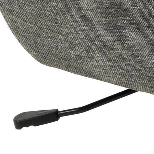 Otočná křesla s podnožkou Talgarth šedá do obýváku moderní čalouněná