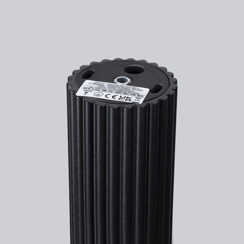 Stropní svítidlo KARBON 40 černé moderní do obýváku a ložnice hliník SOLLUX