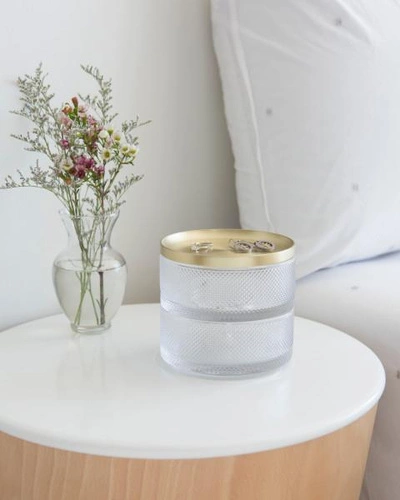 Šperkovnice/kontejner Tesora Glass zlatá