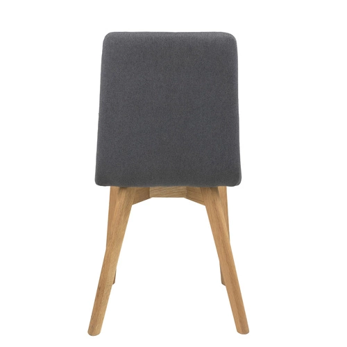Čalouněná židle Arosa Actona do jídelny a obýváku šedá s dřevěnými nohami moderní