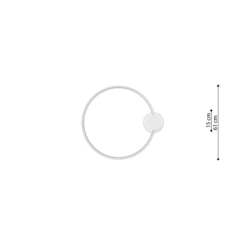 LED stropní svítidlo Rio 55 černé kulaté moderní do obýváku a kuchyně Thoro