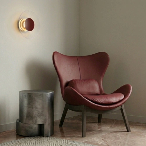 Nástěnné svítidlo ASTRO LED béžové moderní do obývacího pokoje 28 cm