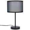 Stolní lampa s dvojitým stínidlem šedá